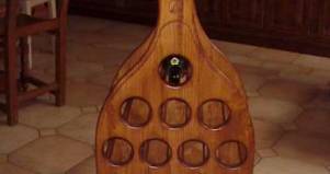 Porta bottiglie A in legno